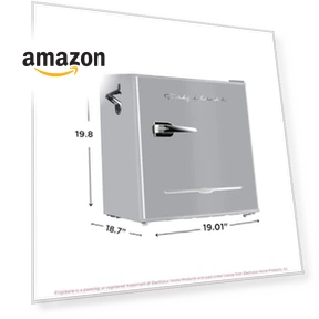 Retro Compact Fridge with Chiller — Mini Fridges, Frigidaire