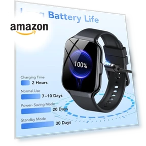 Smart Watch with Fitness Tracker — Smartwatches, QCOQ