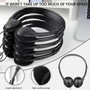 USB C Wired Headphones Bulk Pack for Classroom, CNSZSLZ