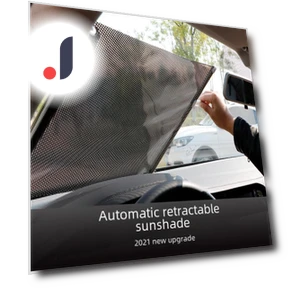 Automatic Retractable Sunshade — Side Window, AI Supermarket