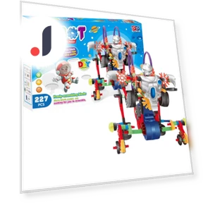 Electric Building Block Robot Toy — Construction Kits, Super Go