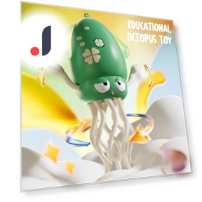 Electric LED Octopus Toy — Interactive Learning Devices, Kitty Cat House