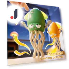 Electric Octopus Toy with LED Lights — Interactive Learning Devices, falaiwang