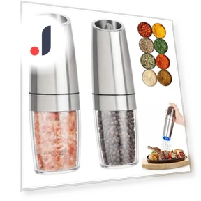 Electric Salt Pepper Grinder with LED Light — Pepper Mills, Darling Child Boutique