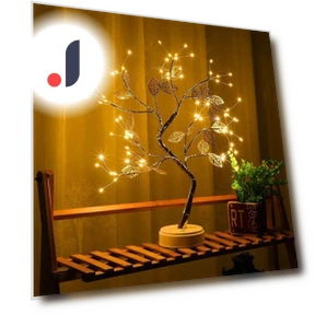 LED Bonsai Lamp with Touch Control — Creative Lighting Solutions, Navya Handicraft