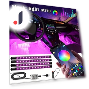 LED Car Music Light Strip — Car Accessories & Gadgets, JOHO