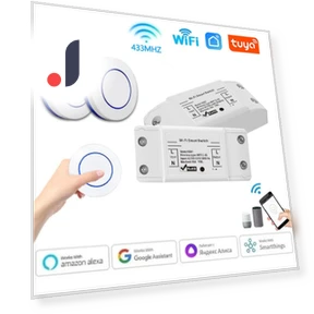 Mini Round Button Smart WiFi Switch — Smart Home Hubs & Controllers, SaiMili Light