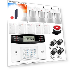 Multilingual LCD Alarm System — Smart Home Security, TrendVibeCN