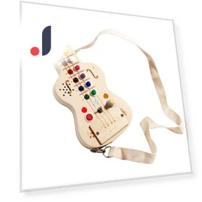 Music Busy Board Montessori Parish Toy — Infant & Early Childhood Playthings, Toys-Glory Fourall