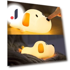 Silicone LED Papa Puppy Night Light — Night Lights, JOHO - CarGear