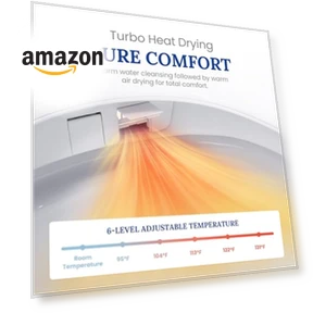 Smart Bidet Toilet with Heated Seat & Auto-Flush System — Bathroom Essentials, London Sunshine