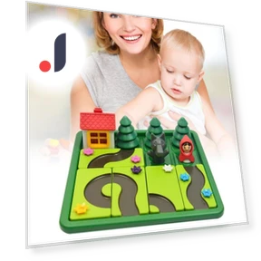 Smart Big Bad Wolf Hide&Seek Board Game — Floor Games, Ziguiyuan