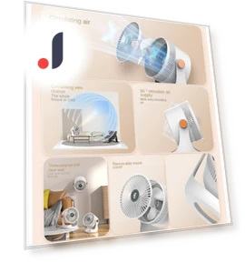 Smart Electric Fan — Stand Fans, JOHO