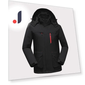 Smart Heated Windbreaker Jacket — Insulated, BigSopping