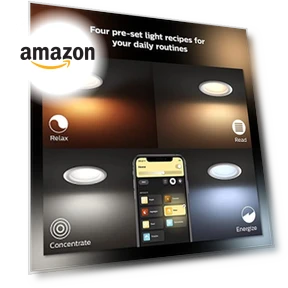 Smart Recessed LED Downlight — LED Strips, Philips Hue