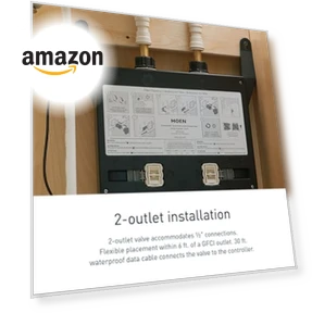 Smart Shower Digital Thermostatic Shower Valve — Shower Flow Control Valves, Moen