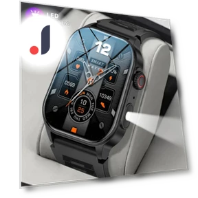 Smartwatch with Flashlight and Health Monitor — Smartwatches, ElectronicsHome