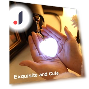 Touch-Activated Heart Night Light — Night Lights, GoGirls