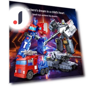 Transforming Mecha Robot Toy — Miniature Rides & Collectibles, Super Go