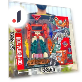 Transforming Wasp Warrior Robot Car Action Figure — Playsets, Super Go