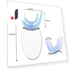 U-Shaped Smart Whitening Electric Toothbrush — Ultrasonic, Cozy Cottage-Relax