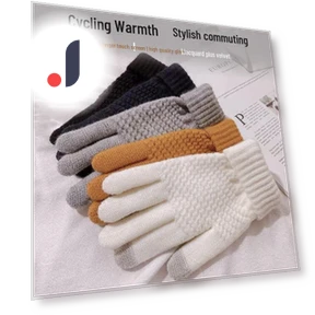 Winter Warm Non-Slip Knitted Cycling Gloves — Gloves, TopSky