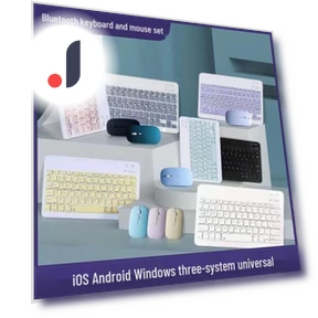 10-inch Silent Wireless Bluetooth Keyboard and Mouse Set — Keyboards, Super Buyer