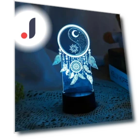 3D Dream Catcher Night Light — Creative Lighting Solutions, JOHO - CarGear