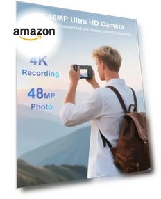 4K Digital Camera for Photography — Mirrorless Cameras, CAMKORY