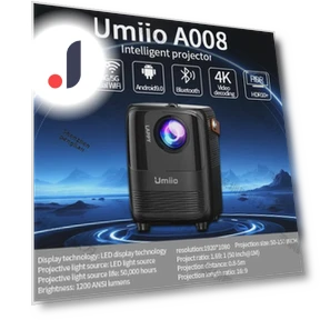 4K UHD Smart Mini Portable Projector — Home Theater Projectors, StrideBox