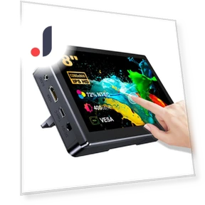8-inch HD Touchscreen Display — Display Solutions, Zen-Japan Electronics