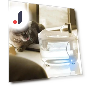 Automatic Cat Filter, Silent Pump Water Bowl — Fountains, Jinkuinduy