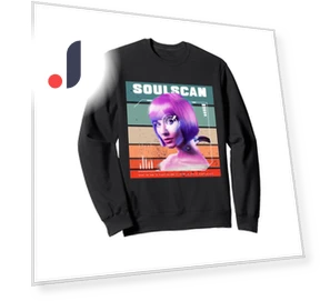 Digital Soul Scanning Observation Futuristic Purple Robot Trainer — Wearable Accessories, Japan Zen Mall