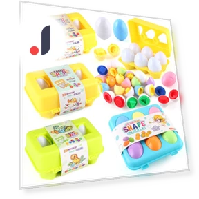 Educational Smart Eggs — Infant & Early Childhood Playthings, Super Go
