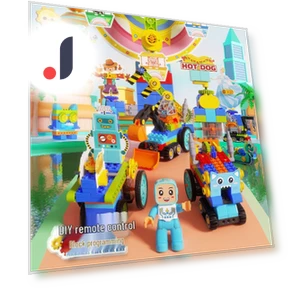 Electric Remote Control Engineering Robot Building Blocks Toy — Construction Kits, Super Go