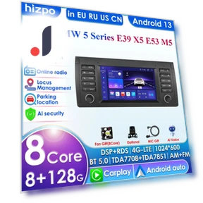 Intelligent 8GB 128GB Voice Control AI 2 DIN Android Auto Radio — Stereo Receivers, Hizpo