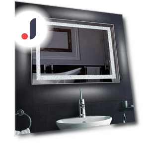 Luxury Wall Mirror with Stepless Three-Color Touch Switch — Makeup, DOKI DOKI MARKET form NIPPON