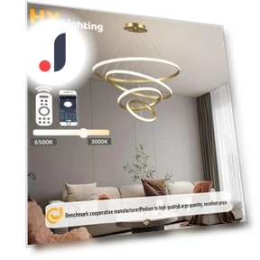 Modern LED Ring Chandelier — Chandeliers, TrendVibeCN