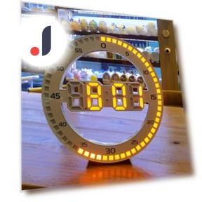 Portable LED Digital Wall Clock — Clocks, helloword