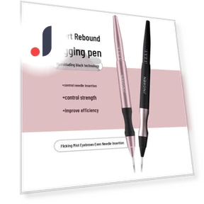 Rebound Shading Eyebrow Embroidery Pen Set — Eyebrow Scissors, The Million