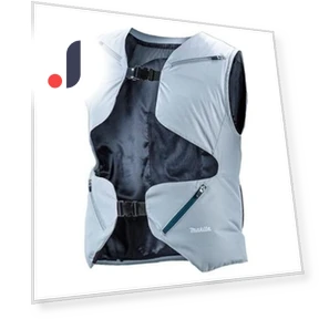 Rechargeable Smart Body Cooling Vest — Reflective Gear, Makita