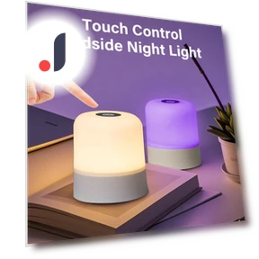 RGB Touch Bedside Lamp — Lamps & Shades, JOHO - CarGear