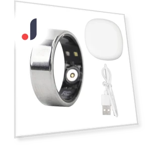 Smart Health Ring with Charging Case — Smart Rings, Fishine