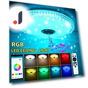Smart LED Ceiling Light — Overhead Lighting