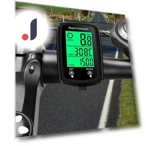 Touchscreen Bicycle Wired Code Counter — Bike Tech Gadgets, Male Friends