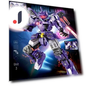 Transforming Gundam Warrior Robot Toy — Construction Kits, Super Go