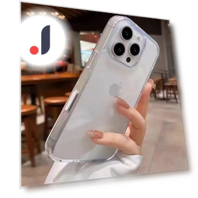Transparent Acrylic Phone Case with AI Camera Button — Phone Accessories, BC Electrical Appliances