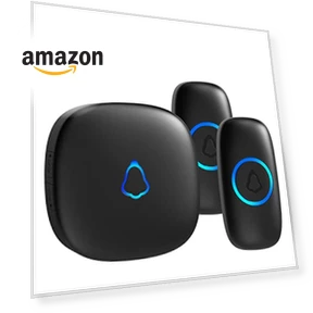 Wireless Doorbell with 2 Buttons — Kits, SECRUI