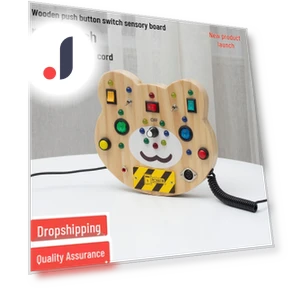 Wooden LED Light Sensory Switch Board — Infant & Early Childhood Playthings, Super Go