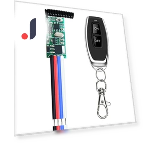 1-Channel Mini Relay Wireless RF Remote Control LED Lamp Controller Switch Micro Receiver Transmitter — Remote Controls, Superficial